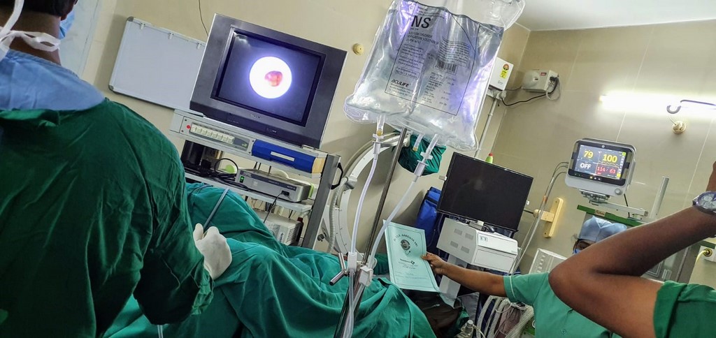 URETERIC STONE BLASTING